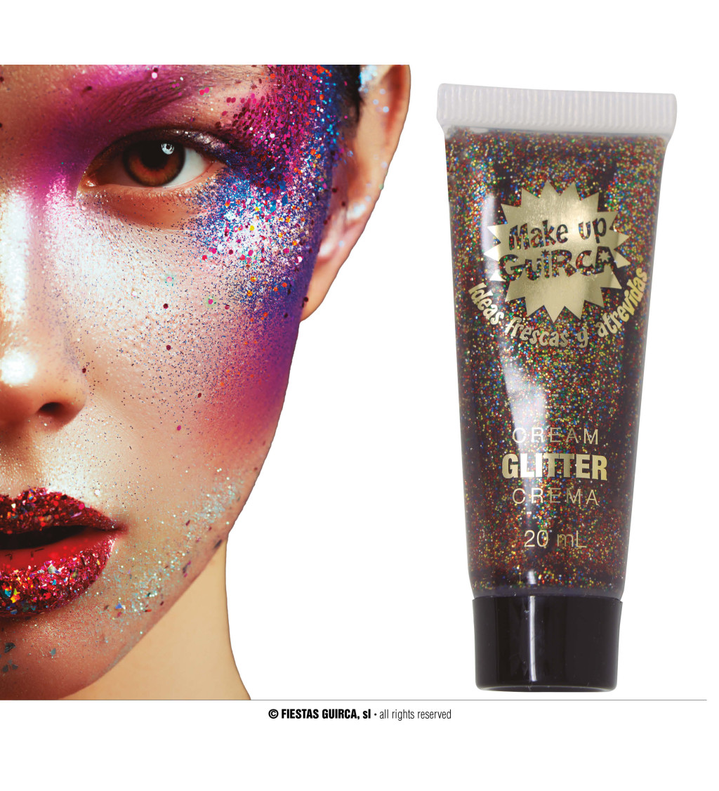 Krémový třpytivý make-up - barevný