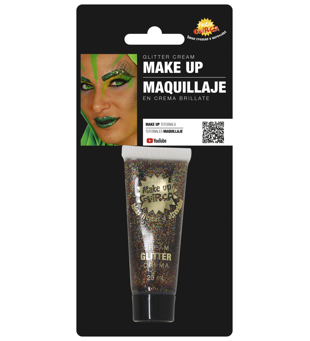 Krémový třpytivý make-up - barevný