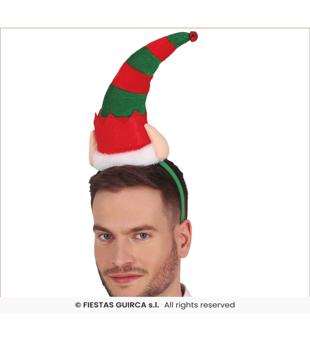 Čelenka s elfí čepicí