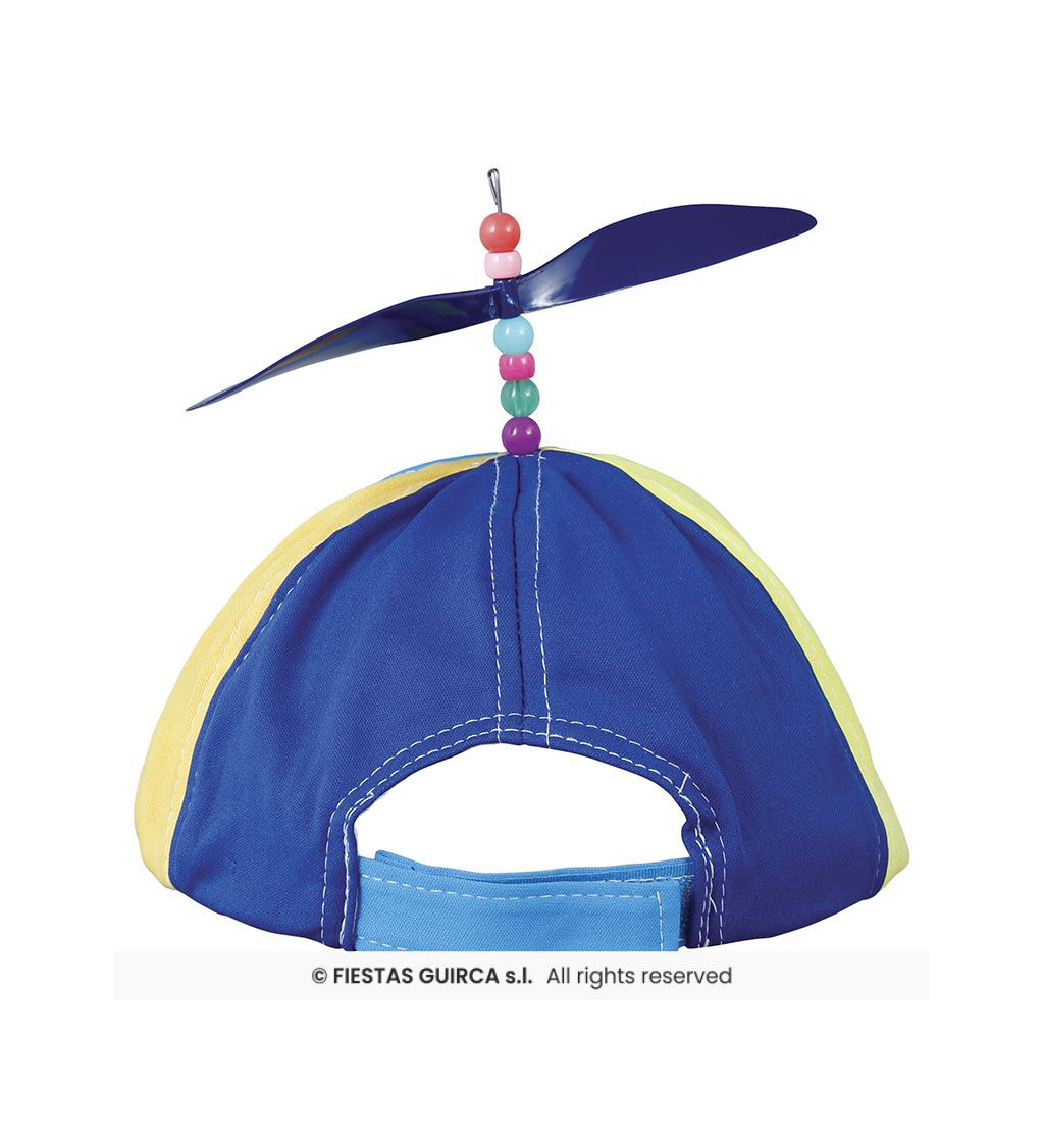 Barevná čepice s vrtulkou