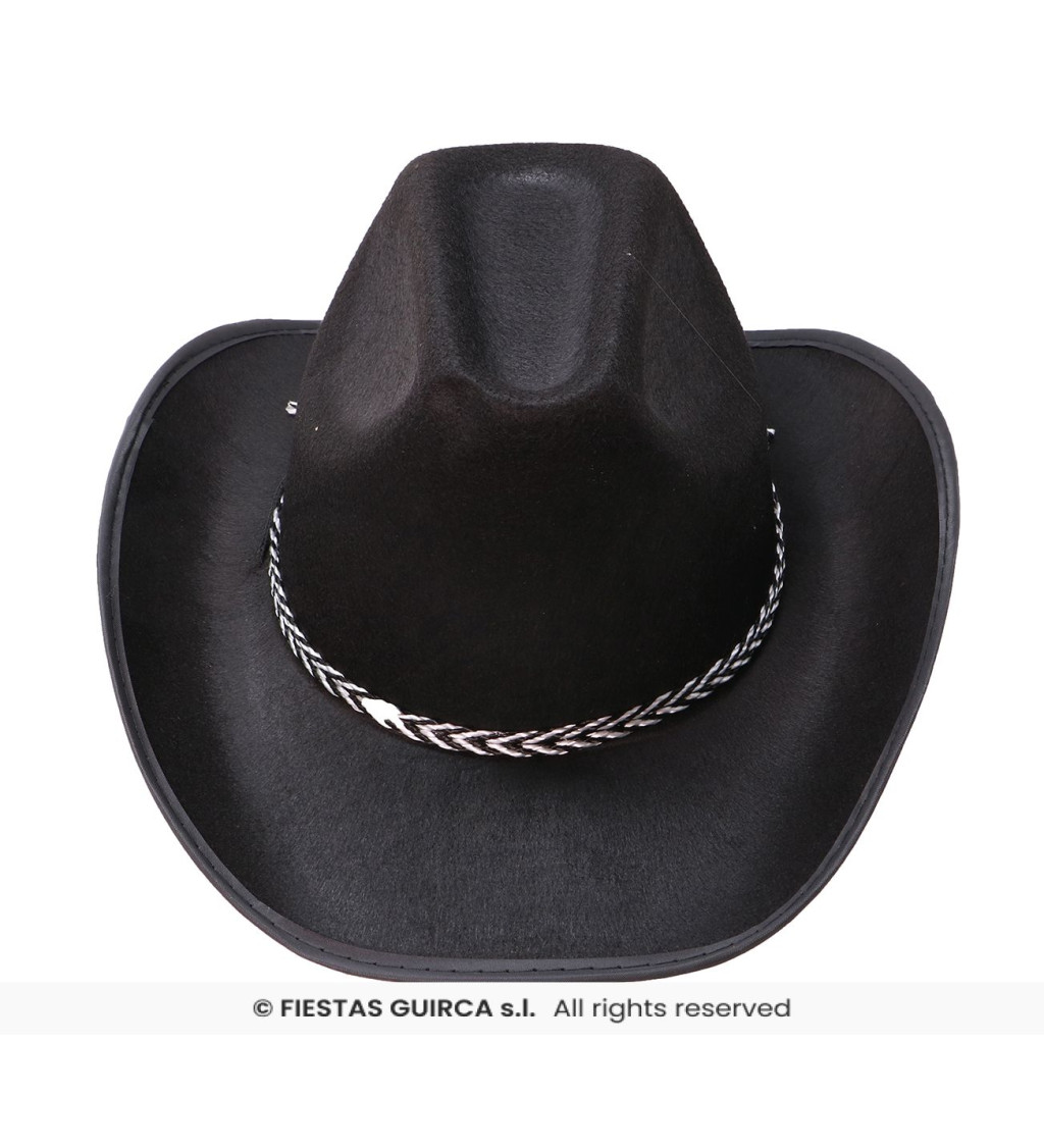 Kovbojský klobouk – černý