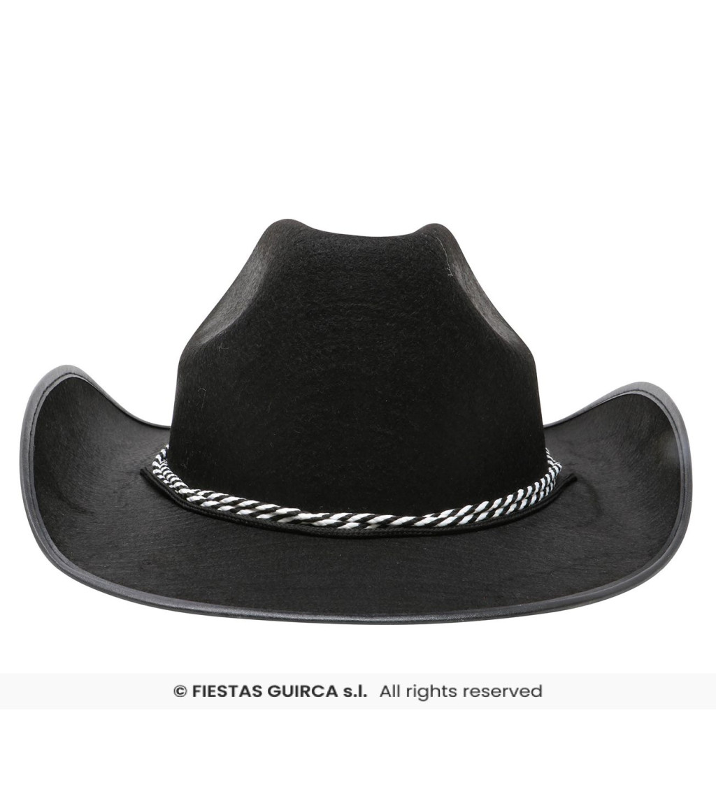 Kovbojský klobouk – černý