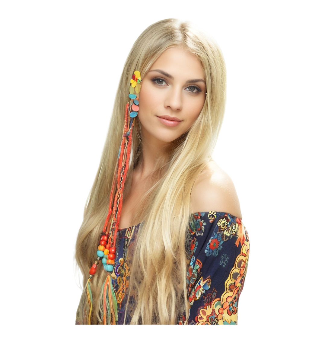 Hippie 80s – paruka pro ženy