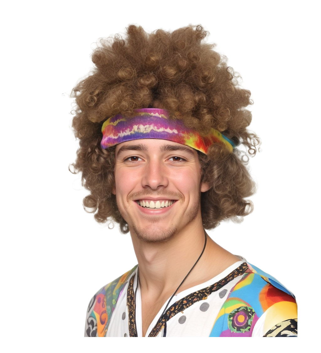 Hippie afro – paruka pro muže