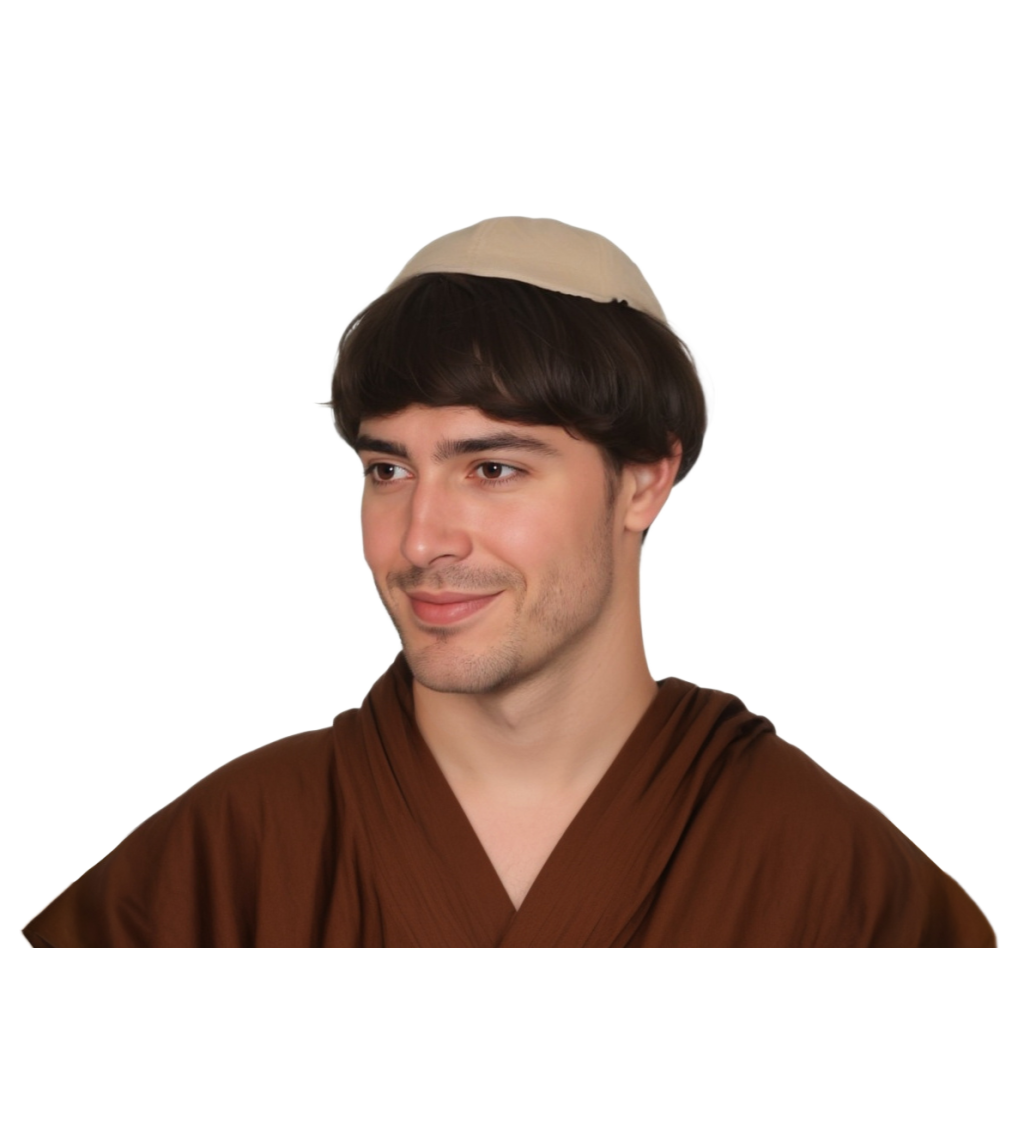 Mnich středověký – paruka pro muže