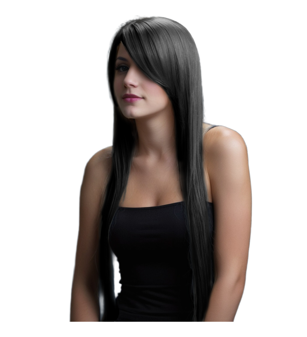 Černá Valeria – paruka pro ženy