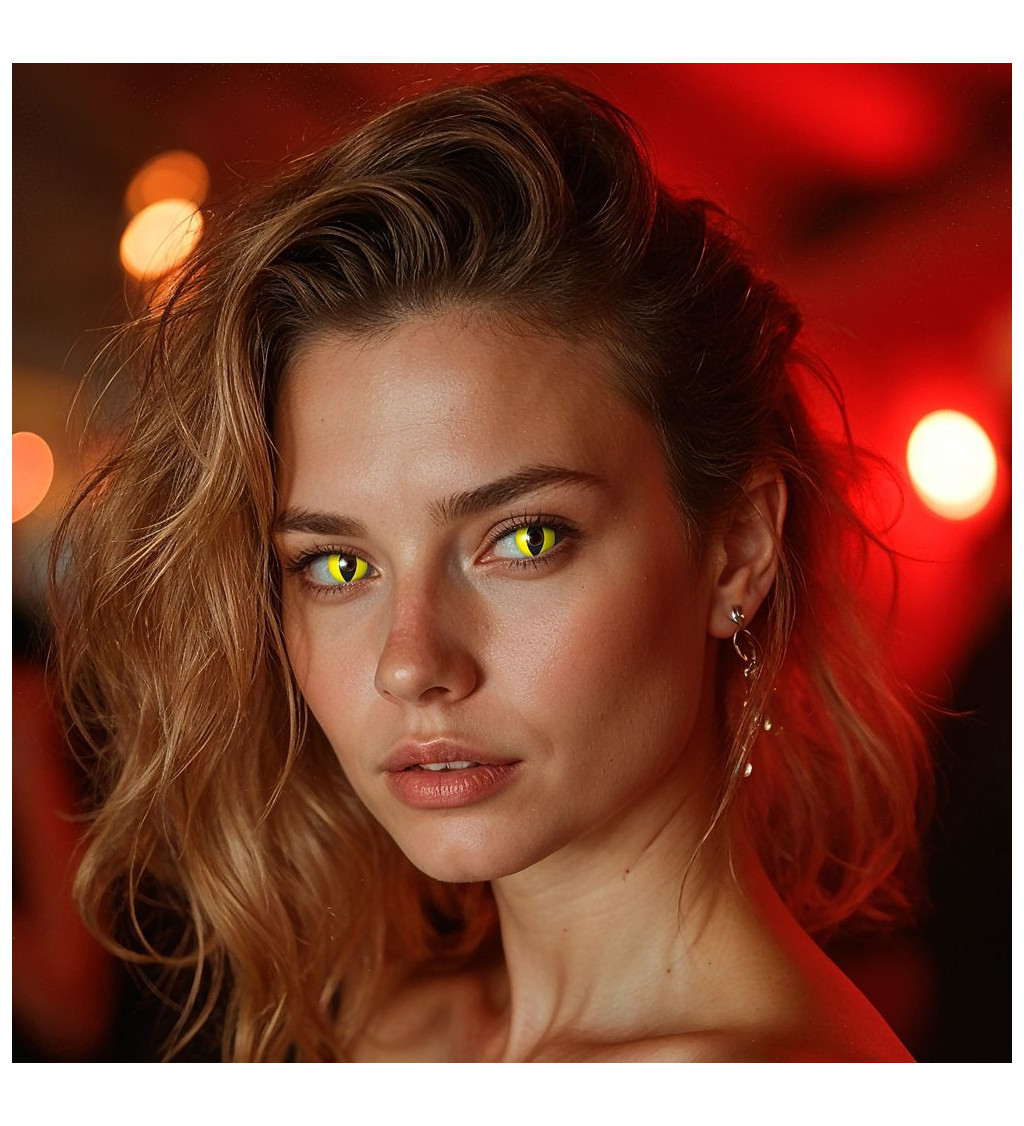 Jednodenní kontaktní čočky Glowing Wildcat