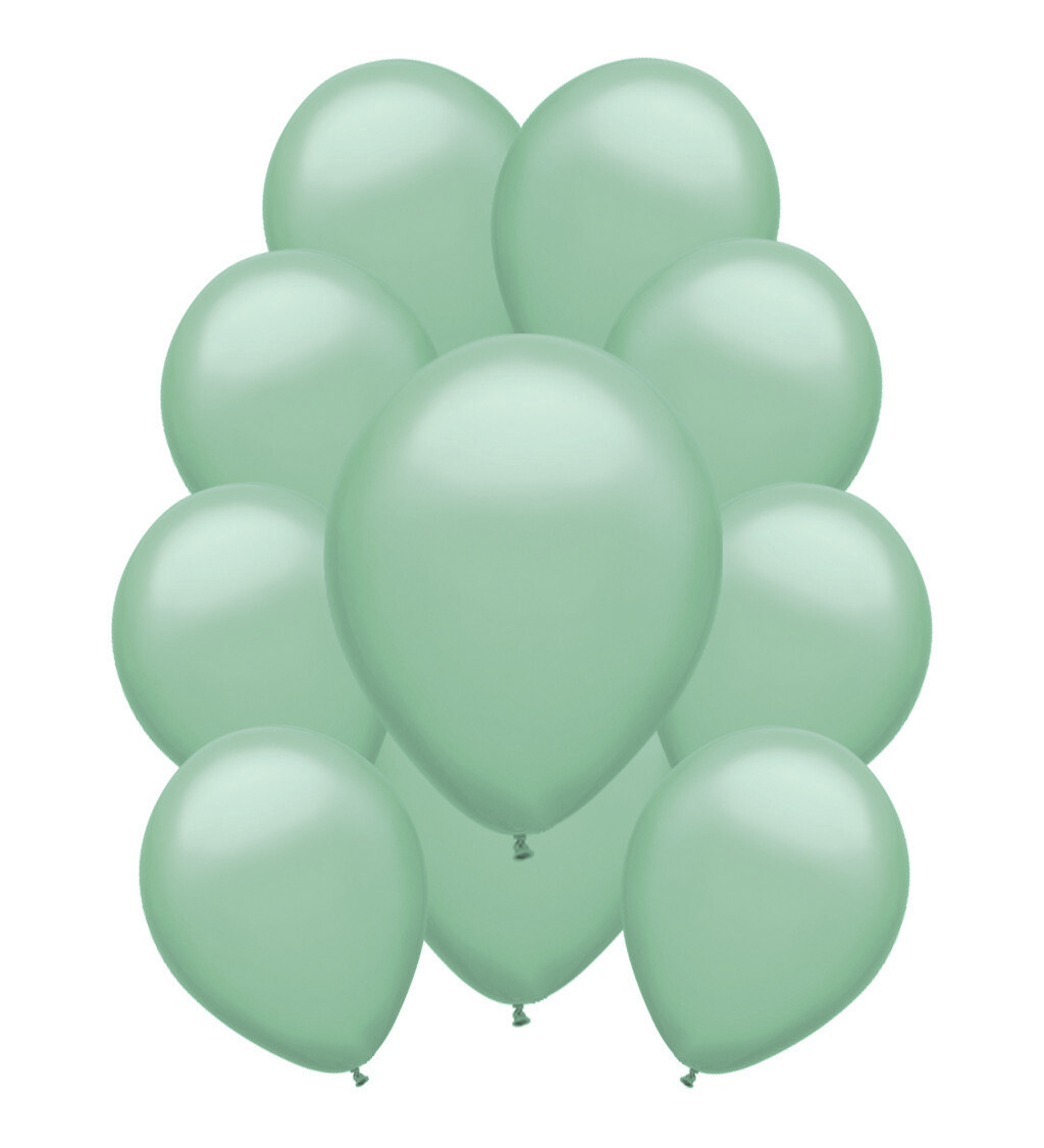 Pastelové latexové balónky – tmavě zelené