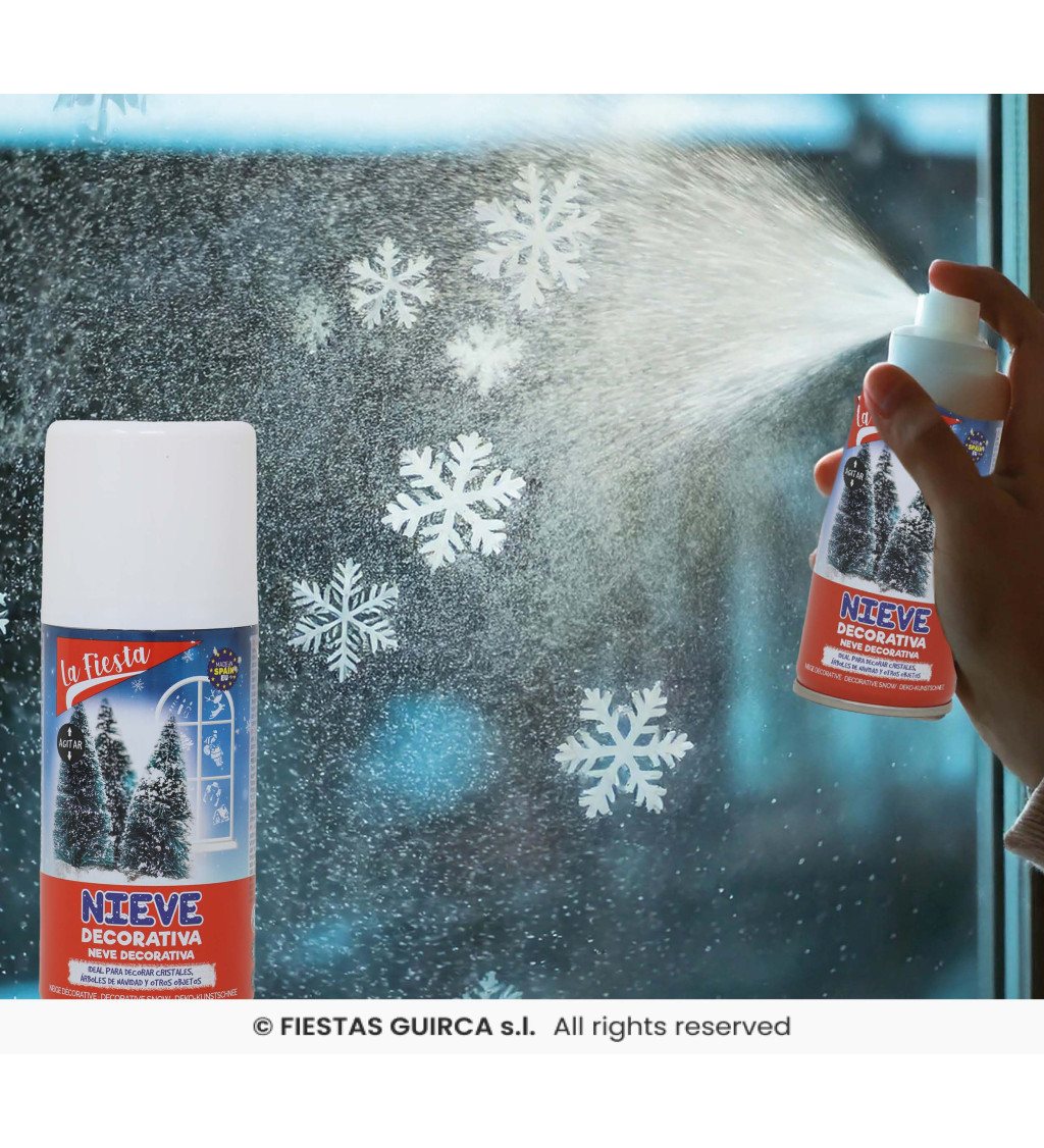 Sprej s umělým sněhem