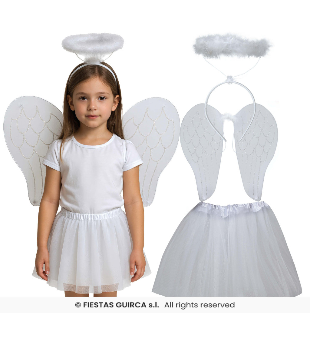 Kostýmová sada pro malou andělku