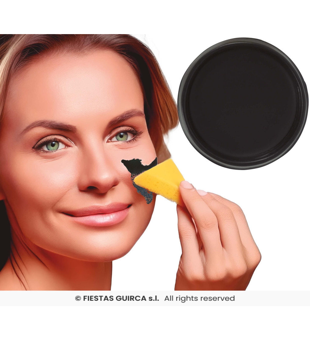 Make-up černý – s houbičkou