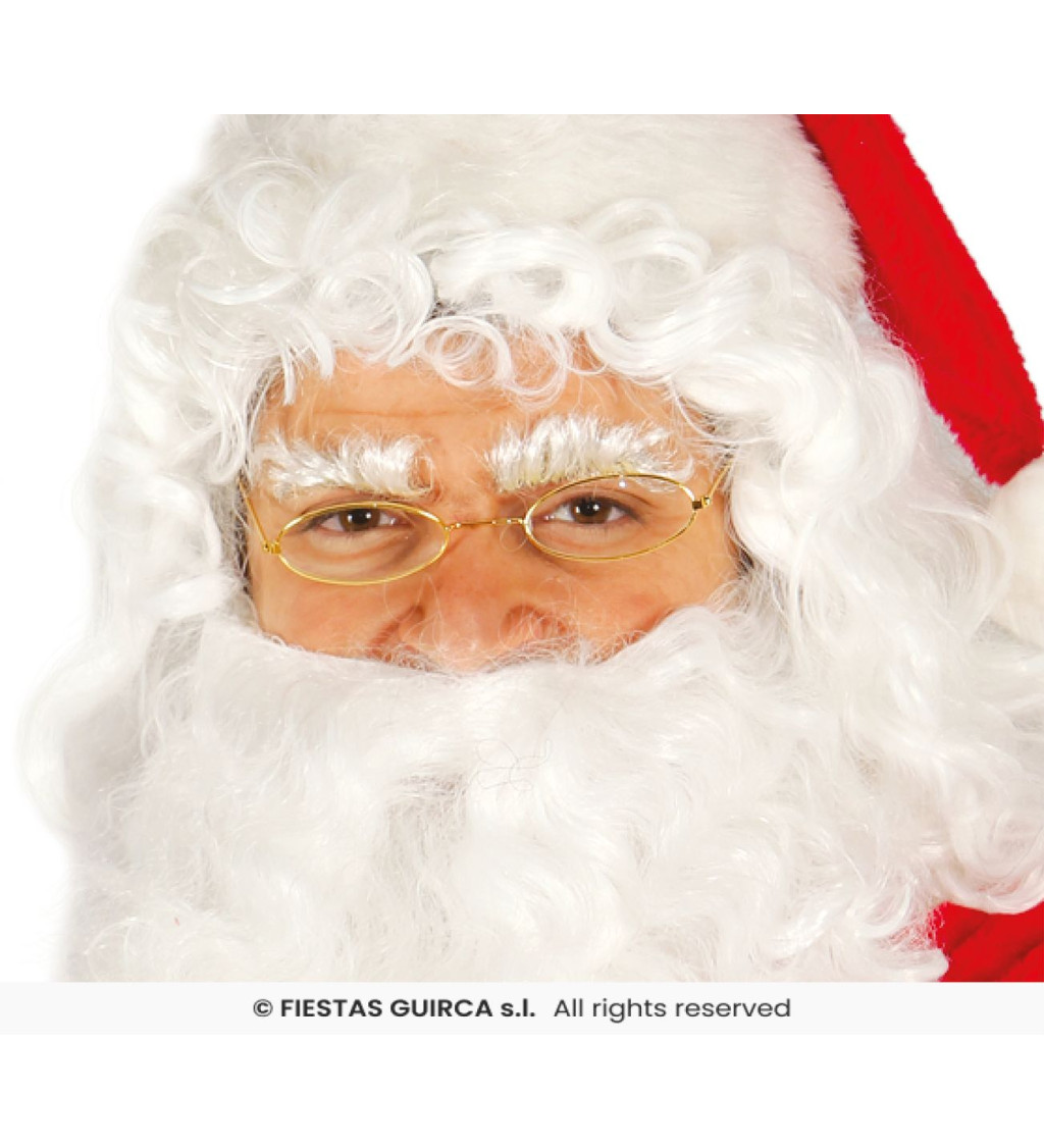 Kostýmové brýle ve zlaté barvě