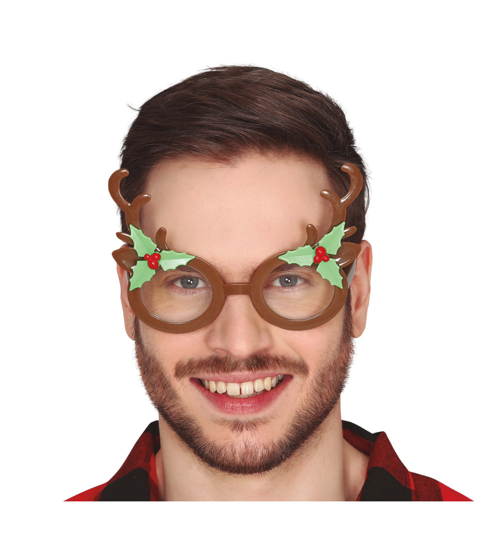 Vánoční brýle Sob a Jmelí