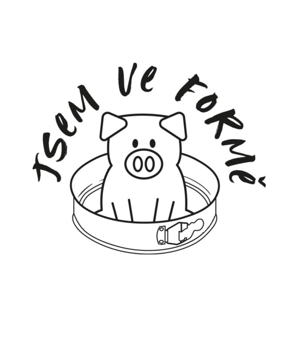 Bílé dámské tričko – Jsem ve formě