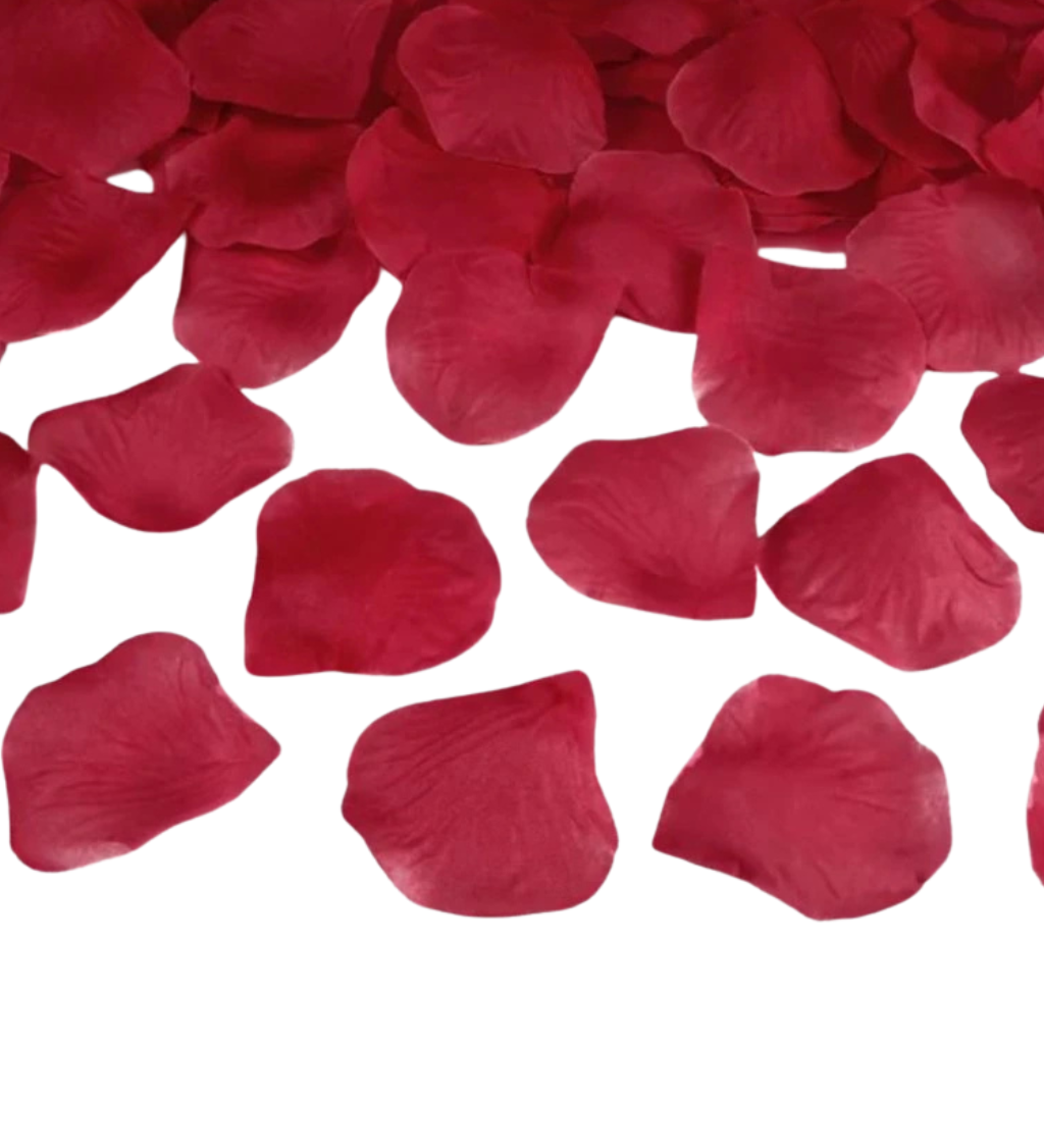 Vínové plátky růží - 500 ks
