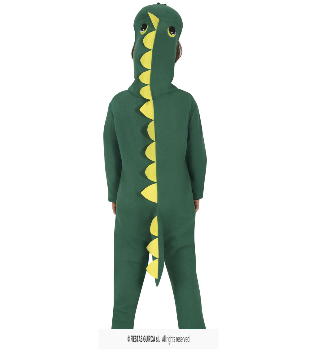 Dino kostým pro děti – overal s kapucí