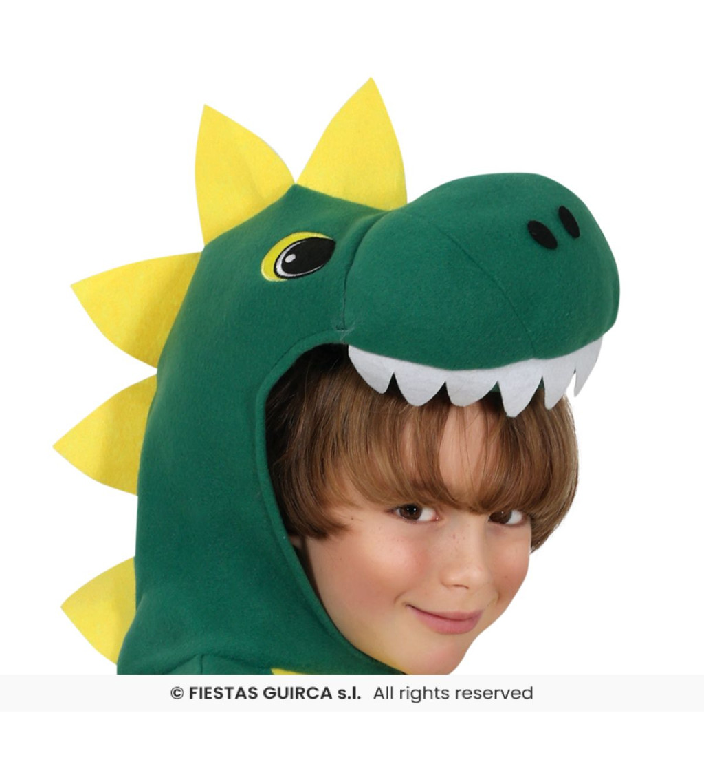 Dino kostým pro děti – overal s kapucí