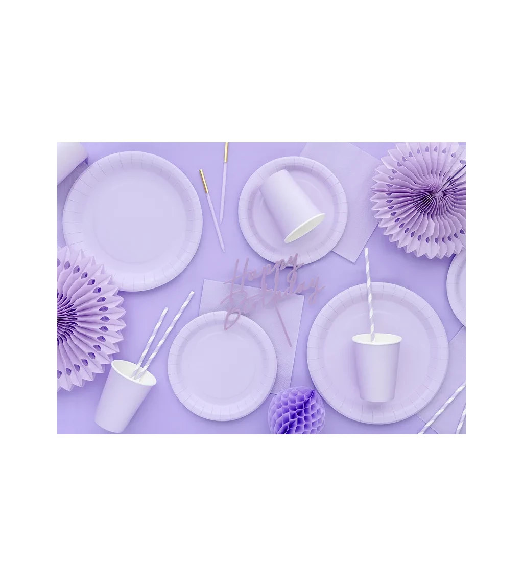 Levandulové párty talířky