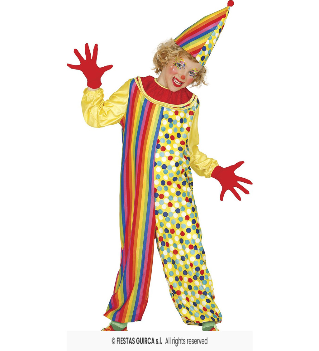 Dětský karnevalový kostým – šašek