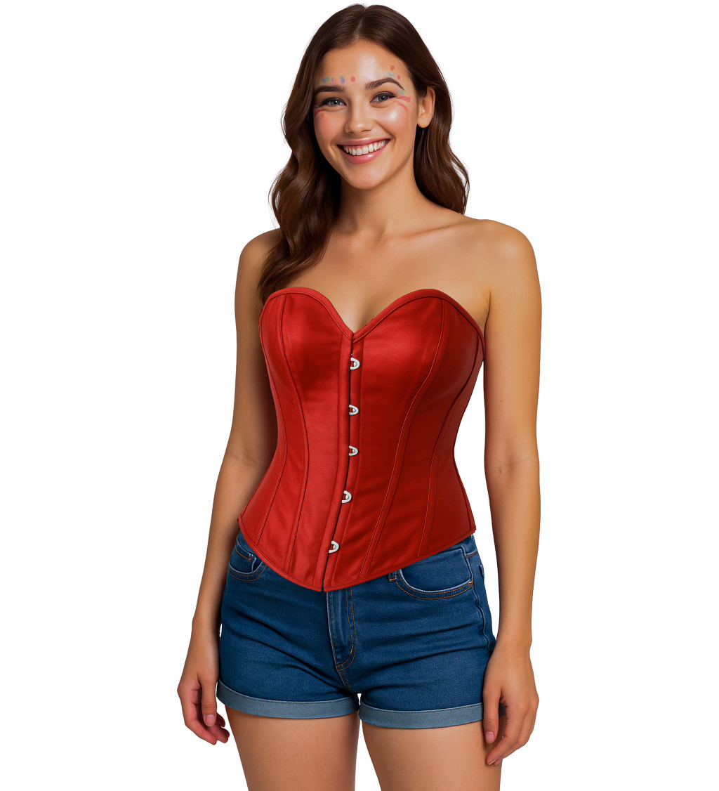 Korzet – červený