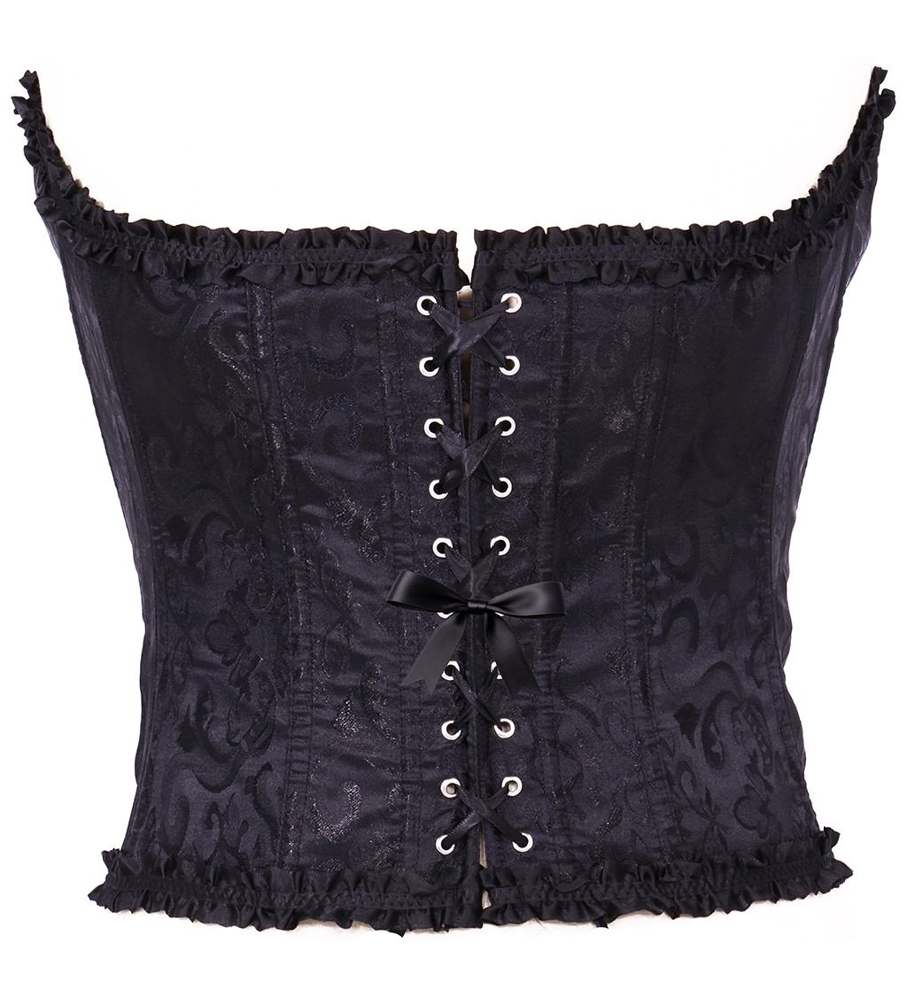Korzet – černý s krajkou