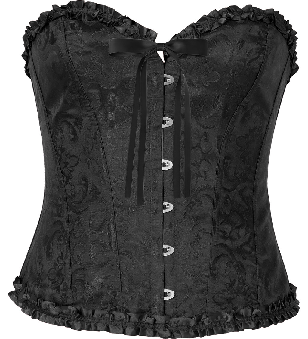 Korzet – černý s krajkou