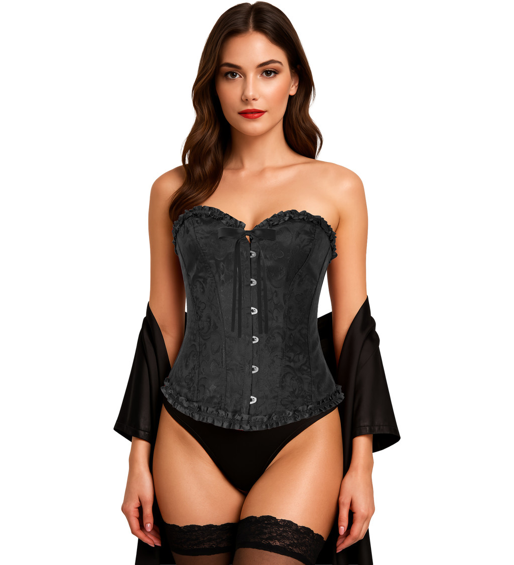Korzet – černý s krajkou