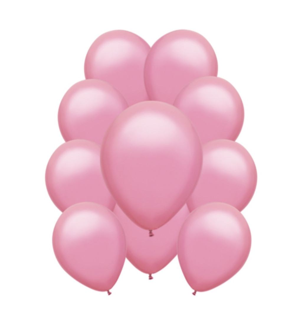 Pastelové latexové balónky – světle růžové