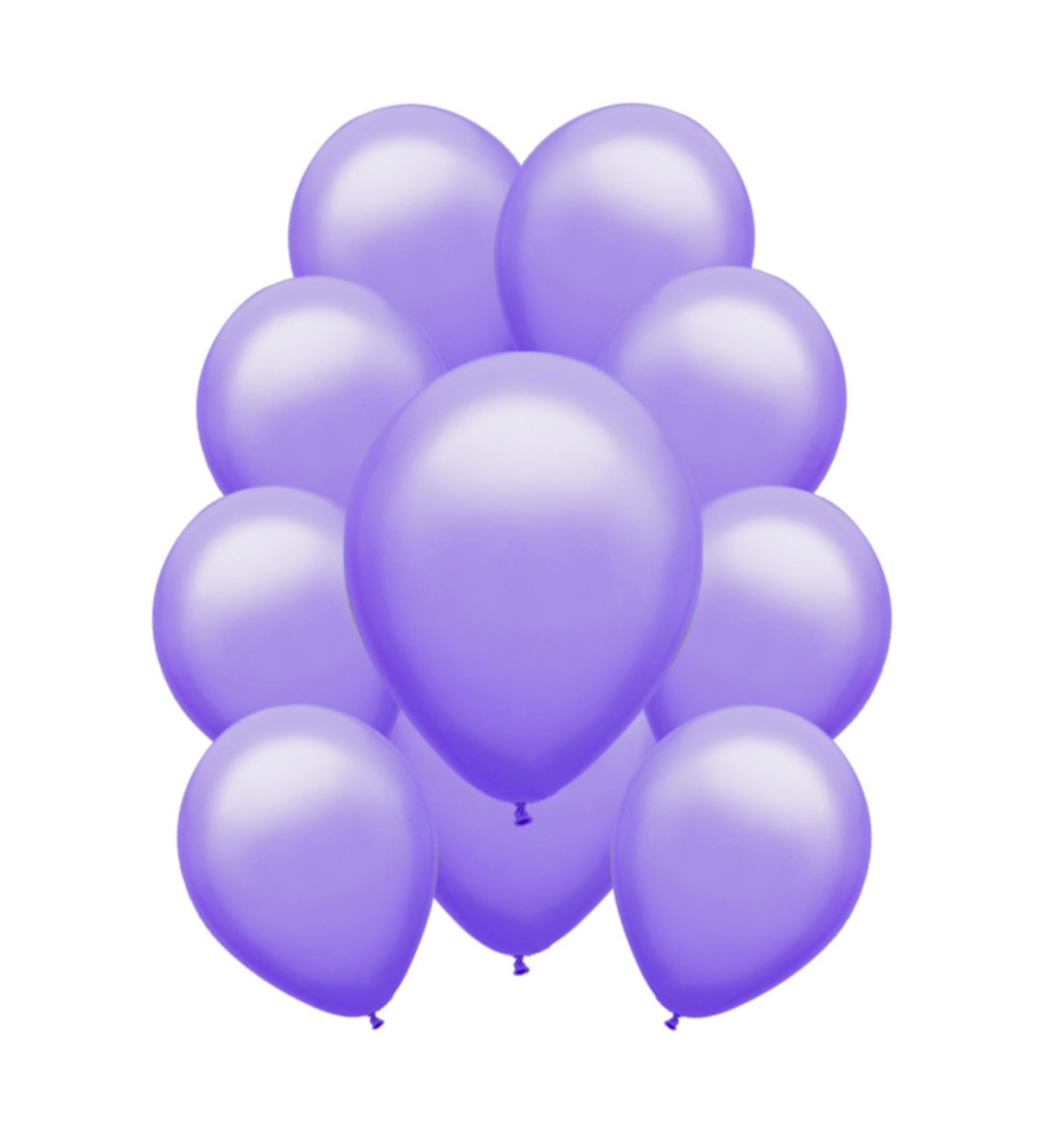 Pastelové latexové balónky – světle fialové