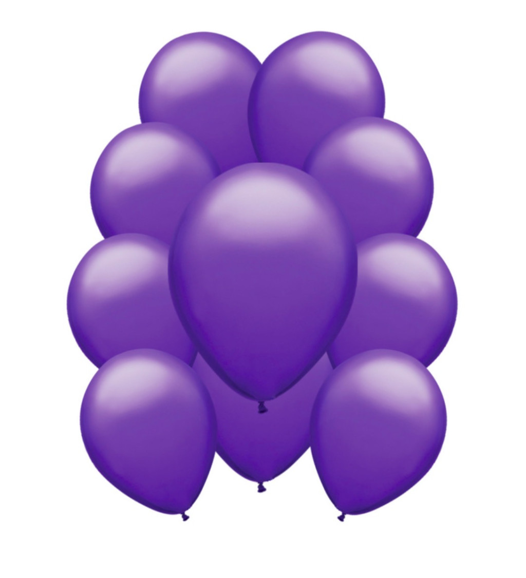 Pastelové latexové balónky – tmavě fialové