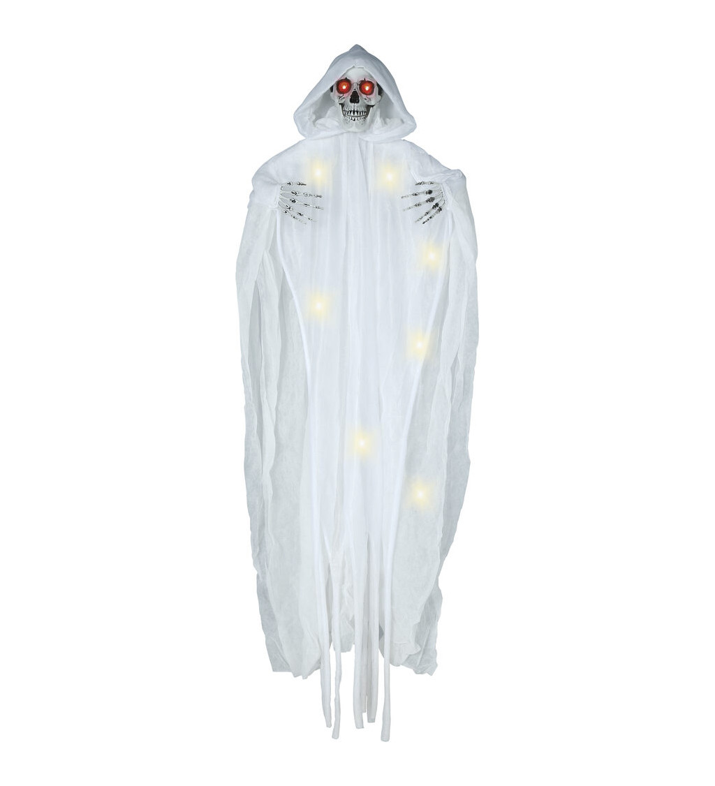 Halloween kostlivec se světlem