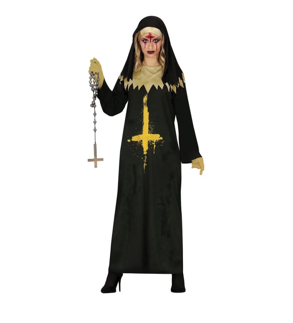 Dámský kostým Jeptiška Halloween
