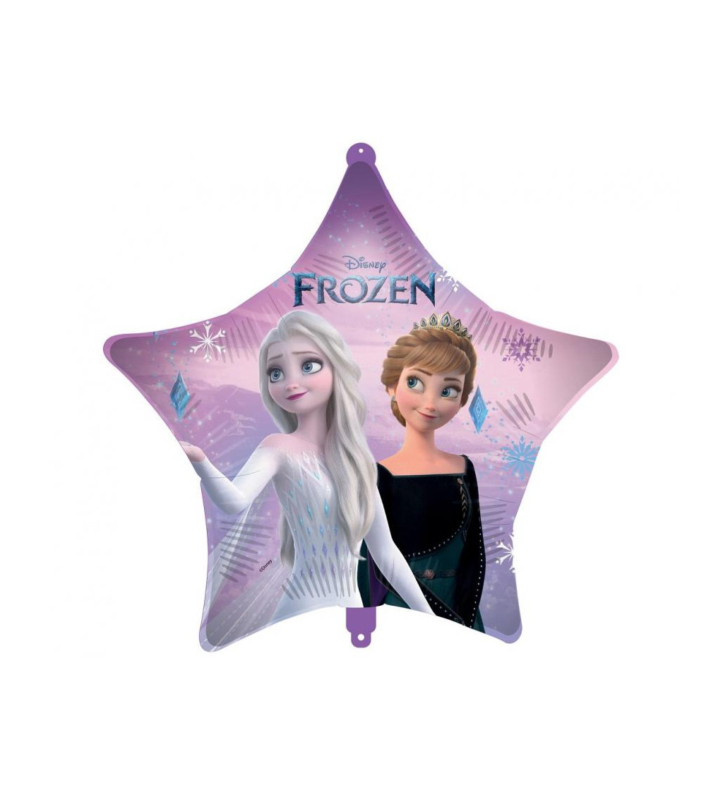 Frozen hvězda – fóliový balónek Disney