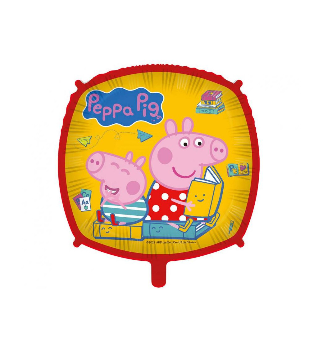 Peppa Pig čtvercový balónek