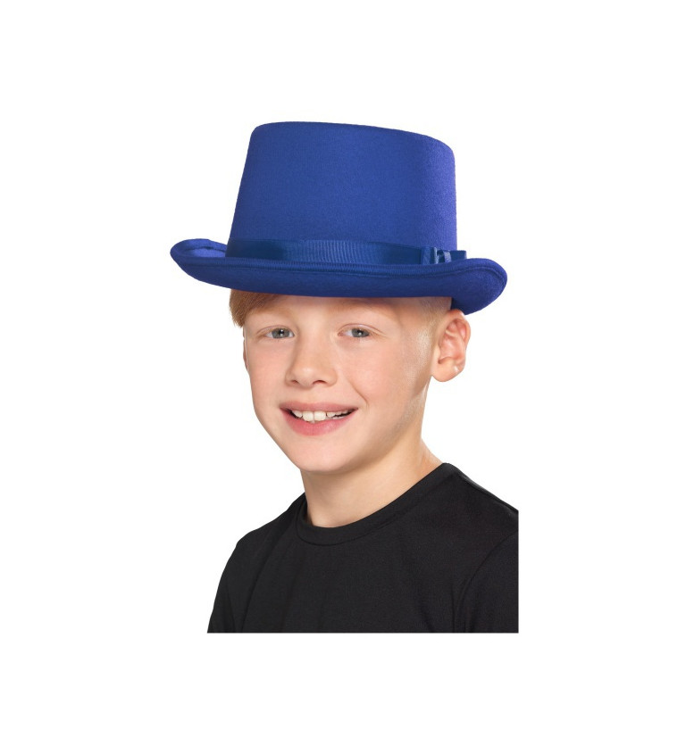 Modrý klobouk - dětský
