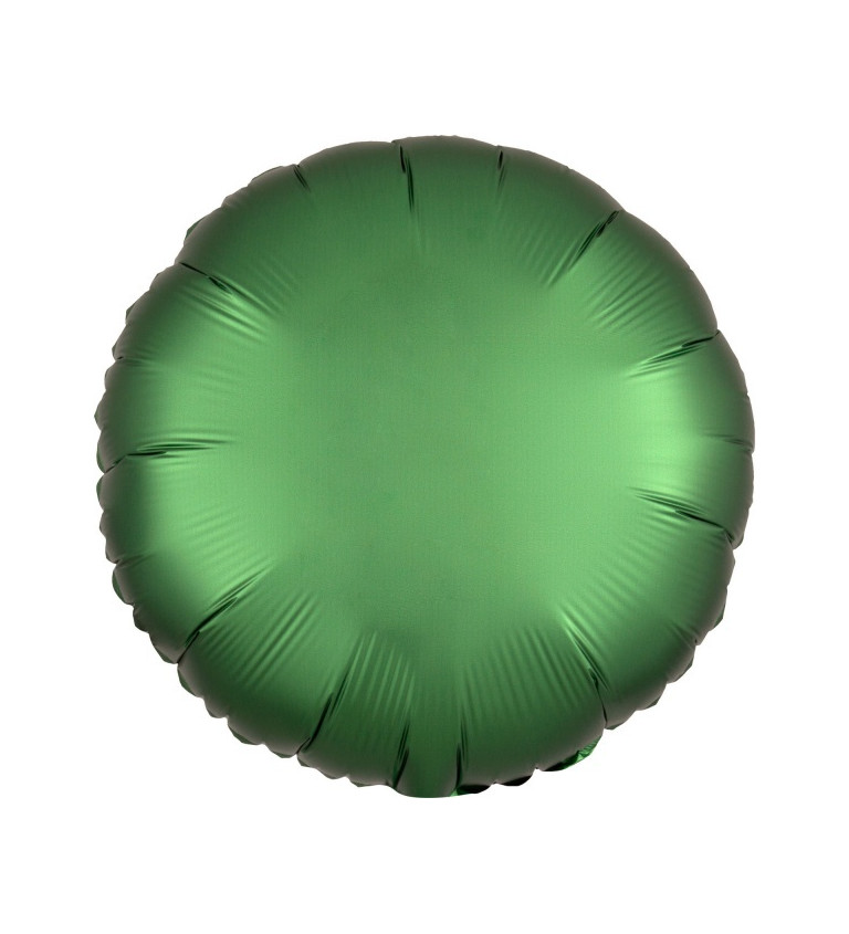 Kulatý fóliový balónek - zelený