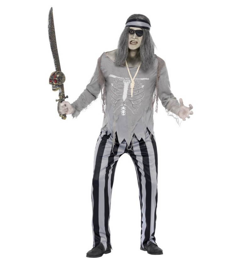 Pirátský zombie kostým