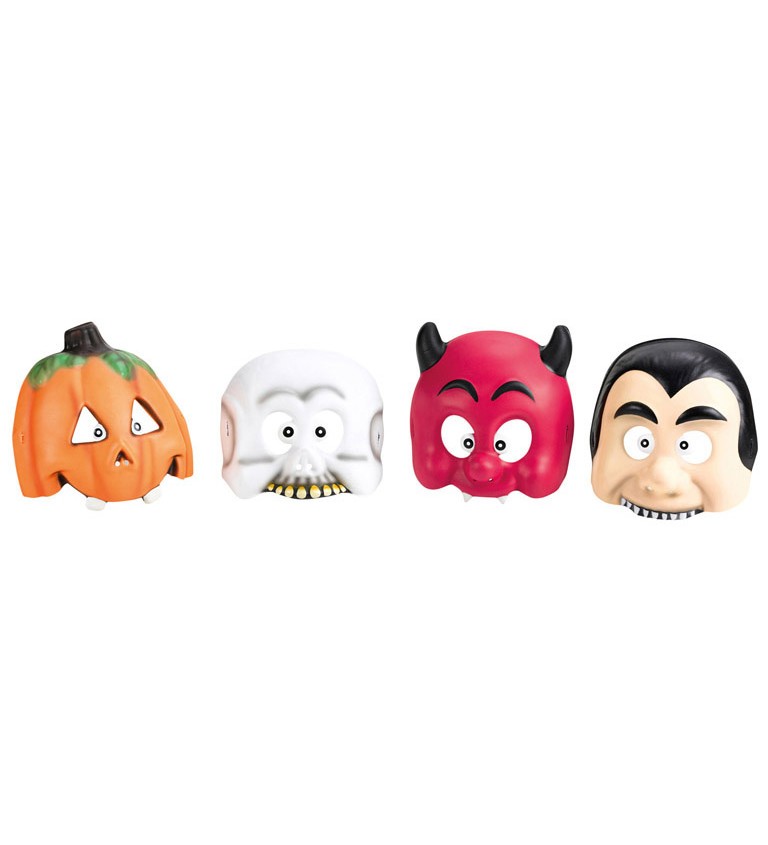Dětské masky na Halloween - 4 druhy
