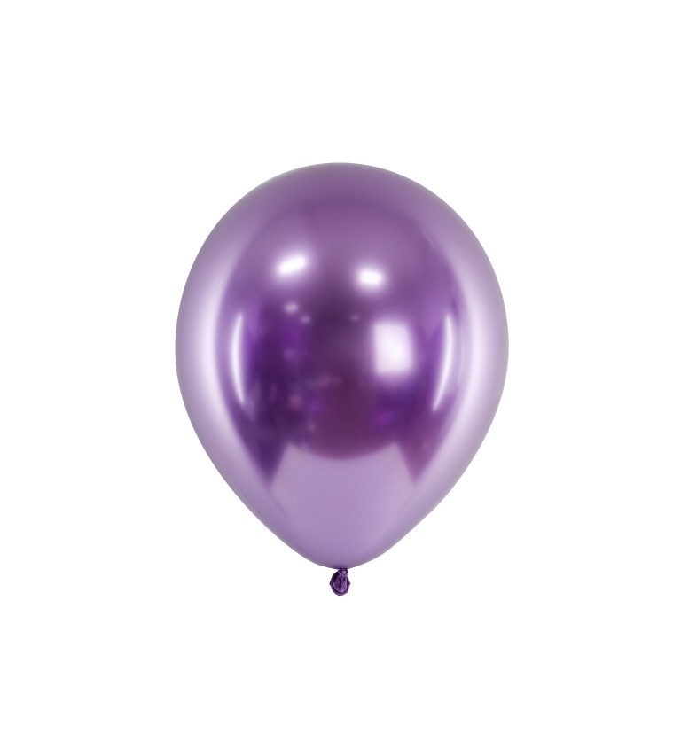 Chromově fialové balónky