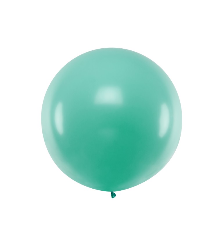 Jumbo balónek - pastelově modrý