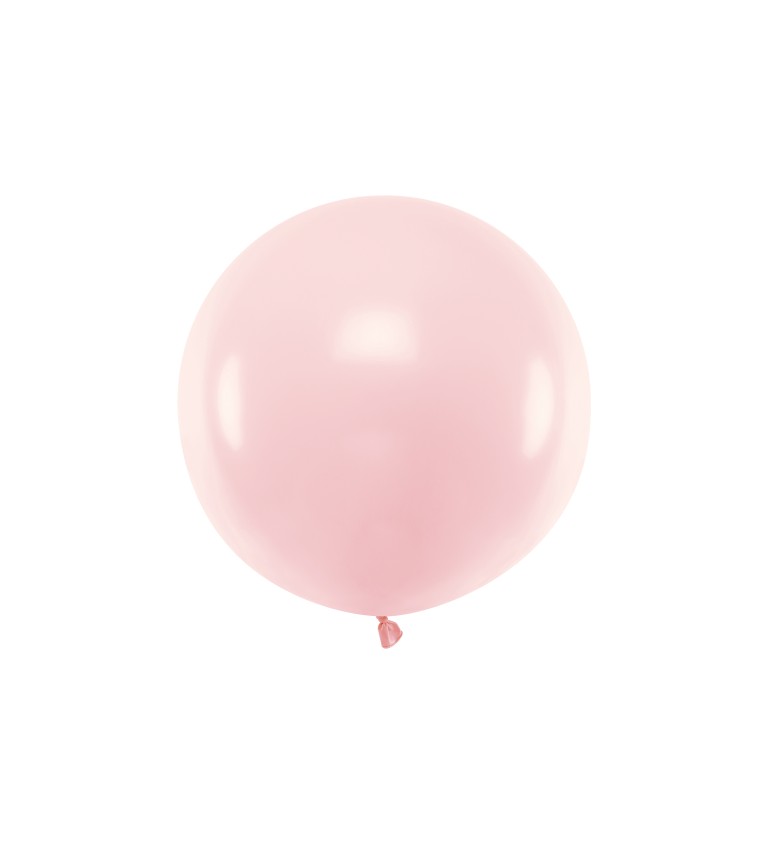 Velký balónek světle růžový
