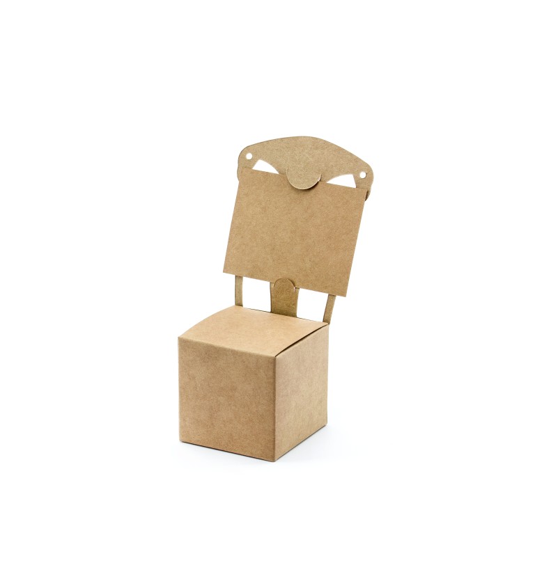 Krabička - kraftová židle