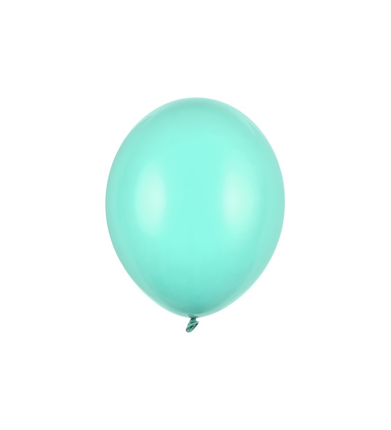 Latexové balónky v mentolové barvě