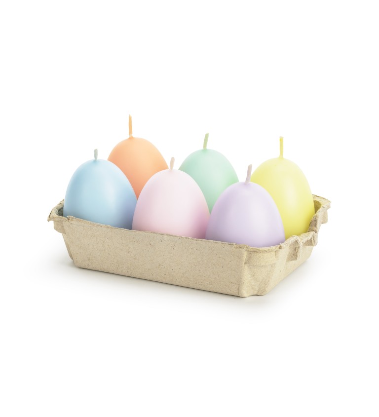 Svíčky - vajíčka barevná
