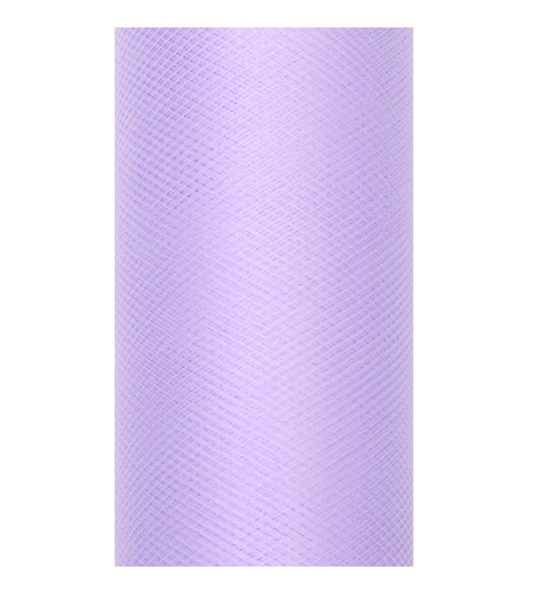 Světle fialový dekorativní tyl