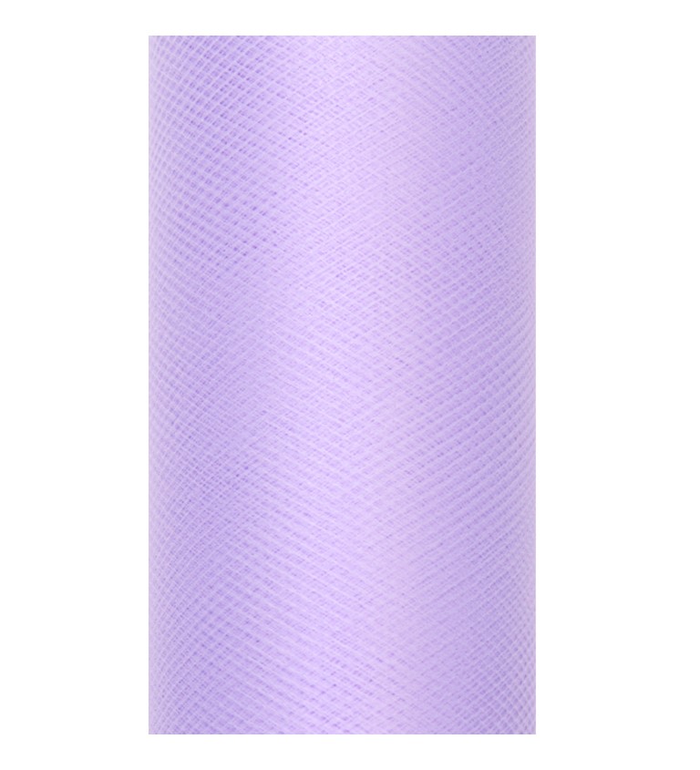Světle fialový dekorativní tyl III