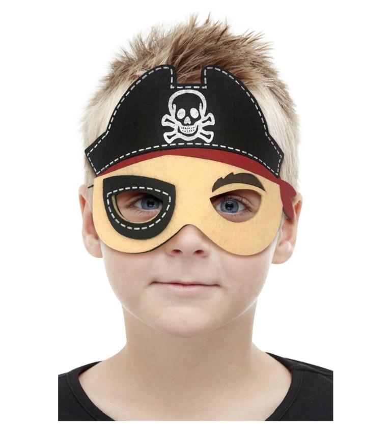 Dětská maska - pirát