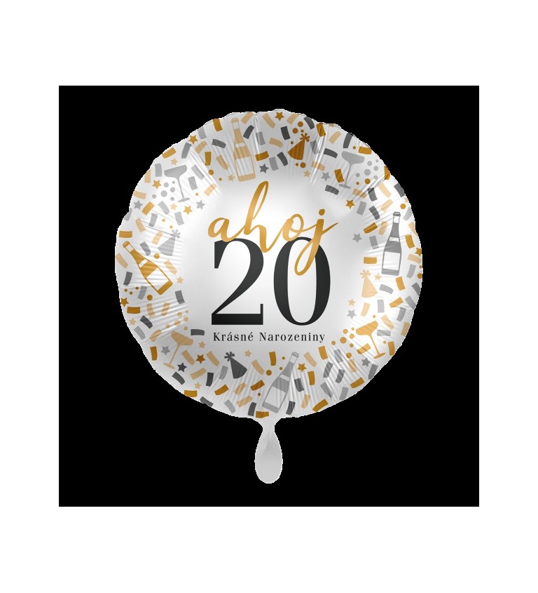 Balónek - Ahoj krásné narozeniny 20