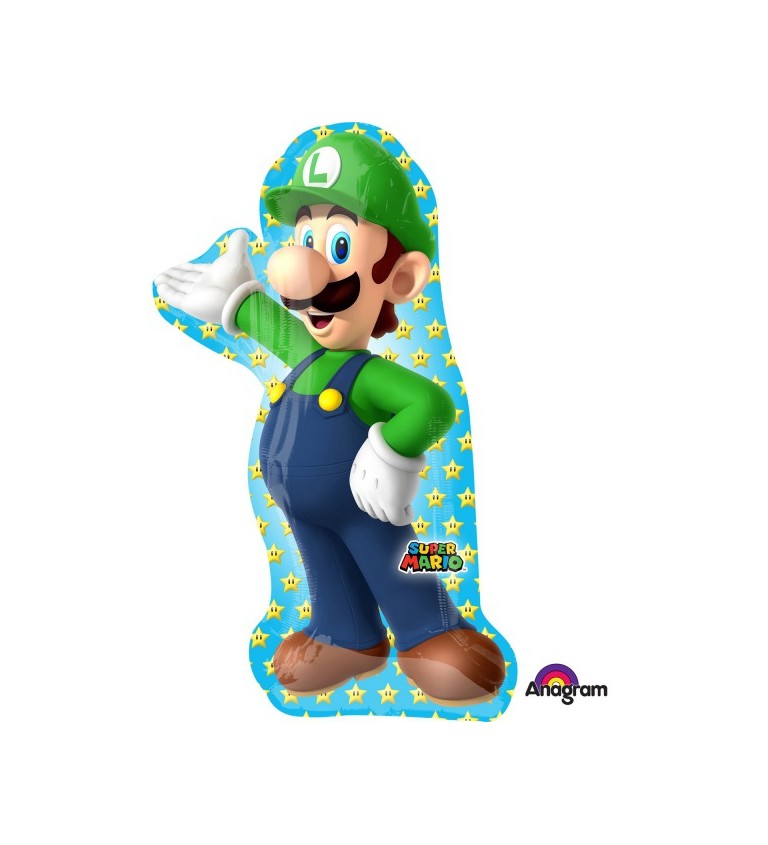 Fóliový balónek Luigi