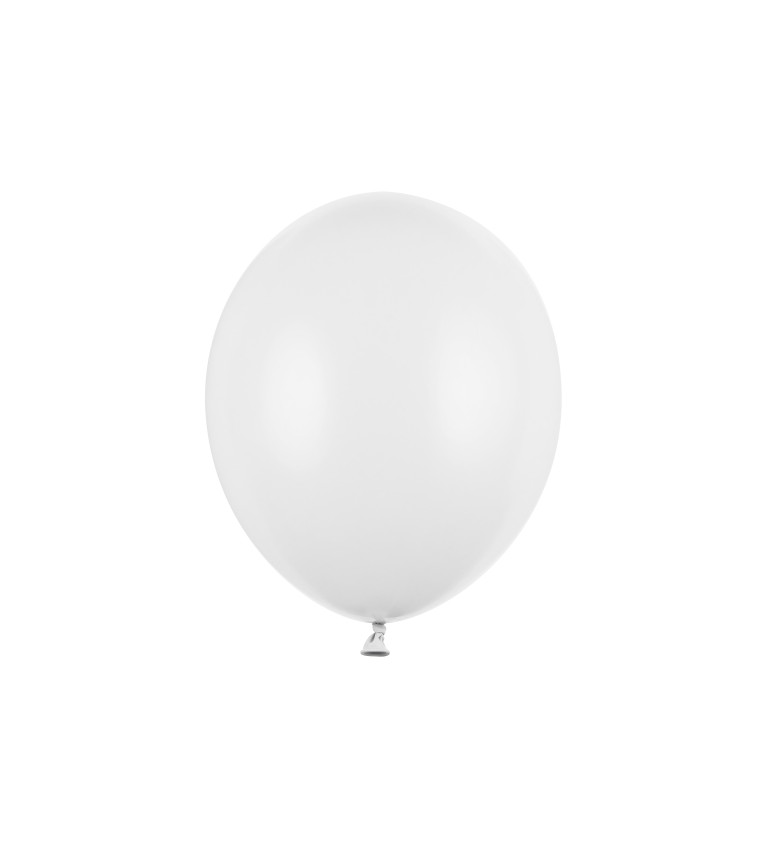 Balónek bílý - 10 ks